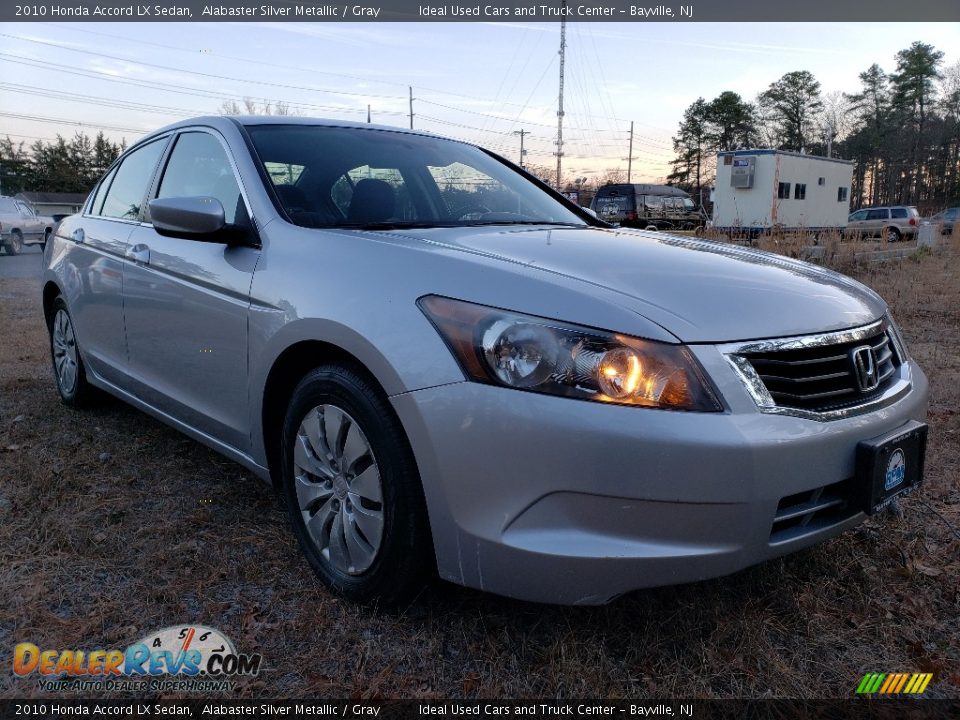 2010 Honda Accord LX Sedan Alabaster Silver Metallic / Gray Photo #7