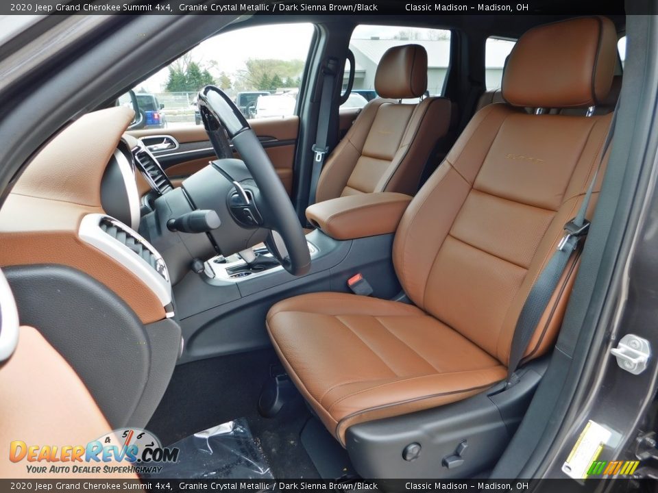Dark Sienna Brown/Black Interior - 2020 Jeep Grand Cherokee Summit 4x4 Photo #2
