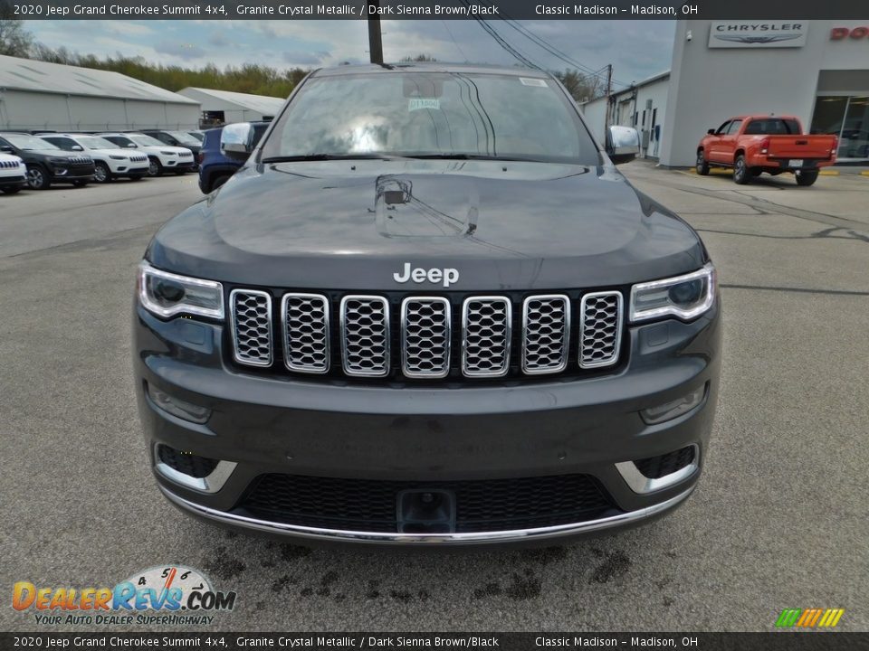 2020 Jeep Grand Cherokee Summit 4x4 Granite Crystal Metallic / Dark Sienna Brown/Black Photo #4