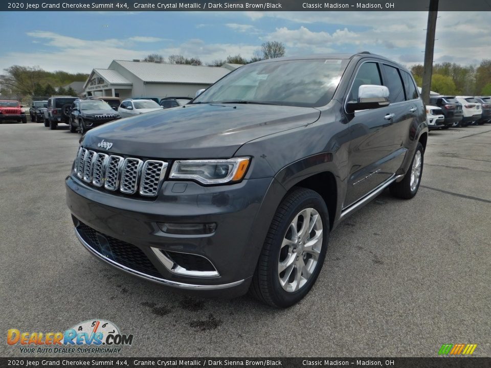 2020 Jeep Grand Cherokee Summit 4x4 Granite Crystal Metallic / Dark Sienna Brown/Black Photo #5