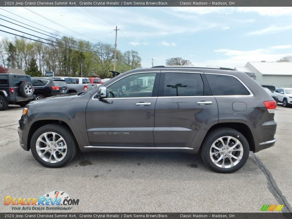 2020 Jeep Grand Cherokee Summit 4x4 Granite Crystal Metallic / Dark Sienna Brown/Black Photo #6