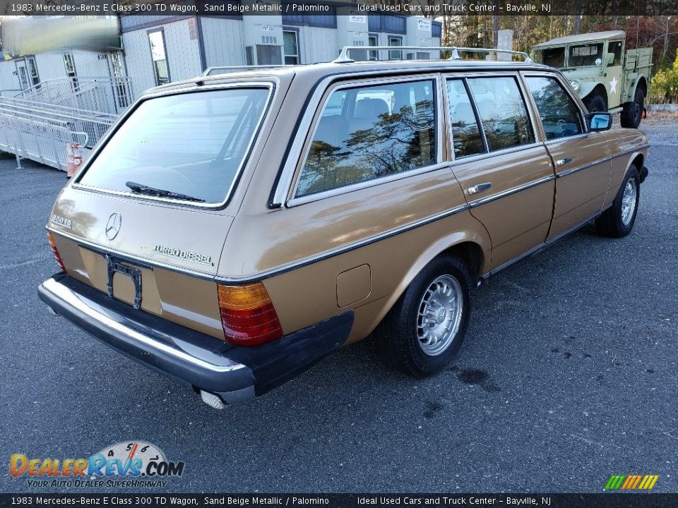 1983 Mercedes-Benz E Class 300 TD Wagon Sand Beige Metallic / Palomino Photo #6