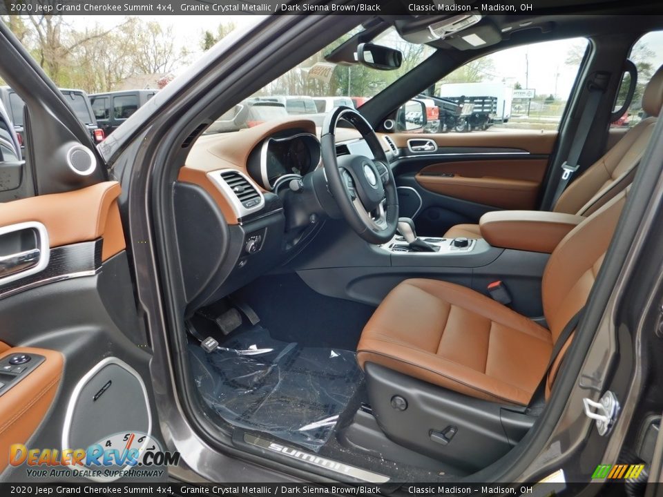 2020 Jeep Grand Cherokee Summit 4x4 Granite Crystal Metallic / Dark Sienna Brown/Black Photo #12