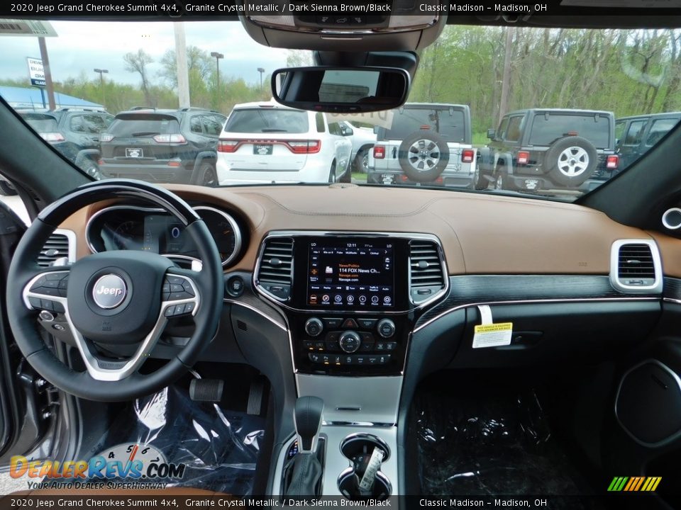 2020 Jeep Grand Cherokee Summit 4x4 Granite Crystal Metallic / Dark Sienna Brown/Black Photo #13