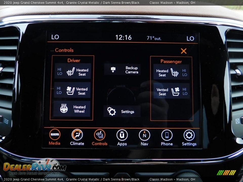 2020 Jeep Grand Cherokee Summit 4x4 Granite Crystal Metallic / Dark Sienna Brown/Black Photo #15