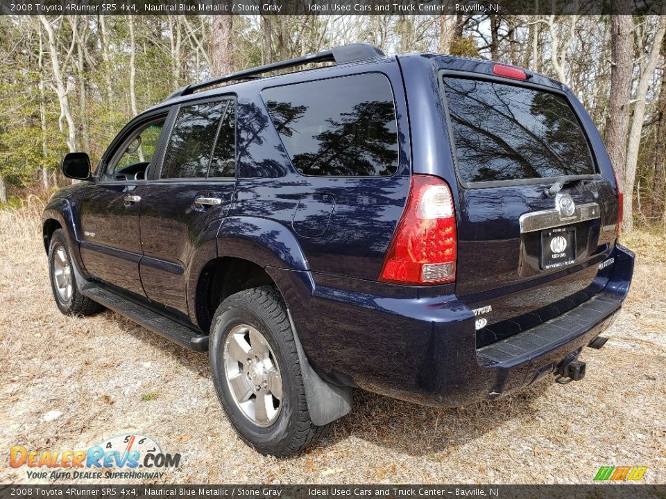 2008 Toyota 4Runner SR5 4x4 Nautical Blue Metallic / Stone Gray Photo #3