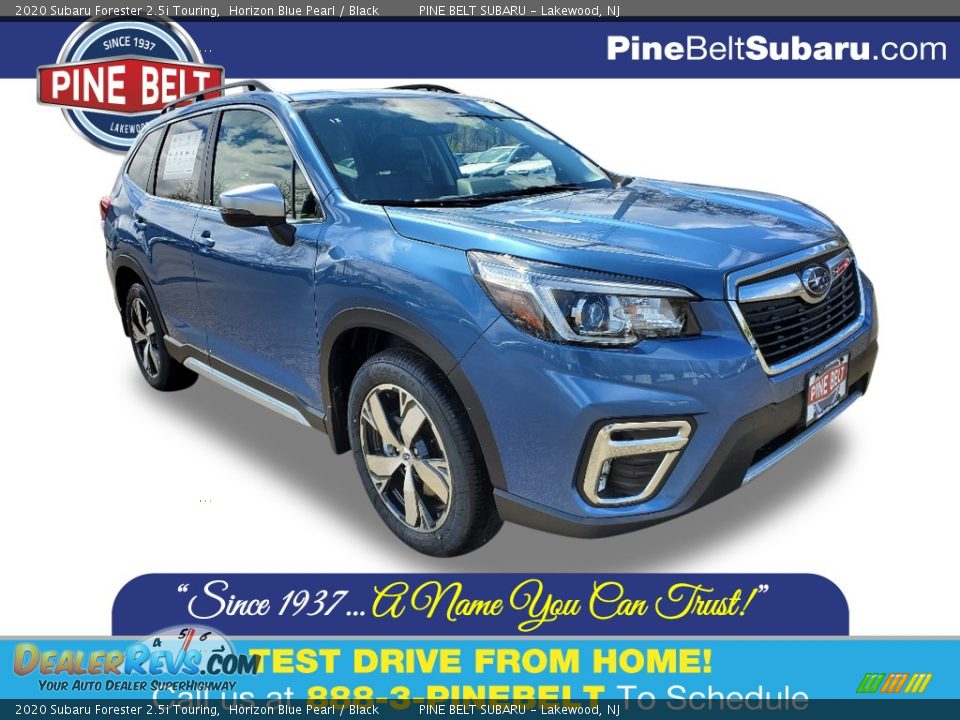2020 Subaru Forester 2.5i Touring Horizon Blue Pearl / Black Photo #1