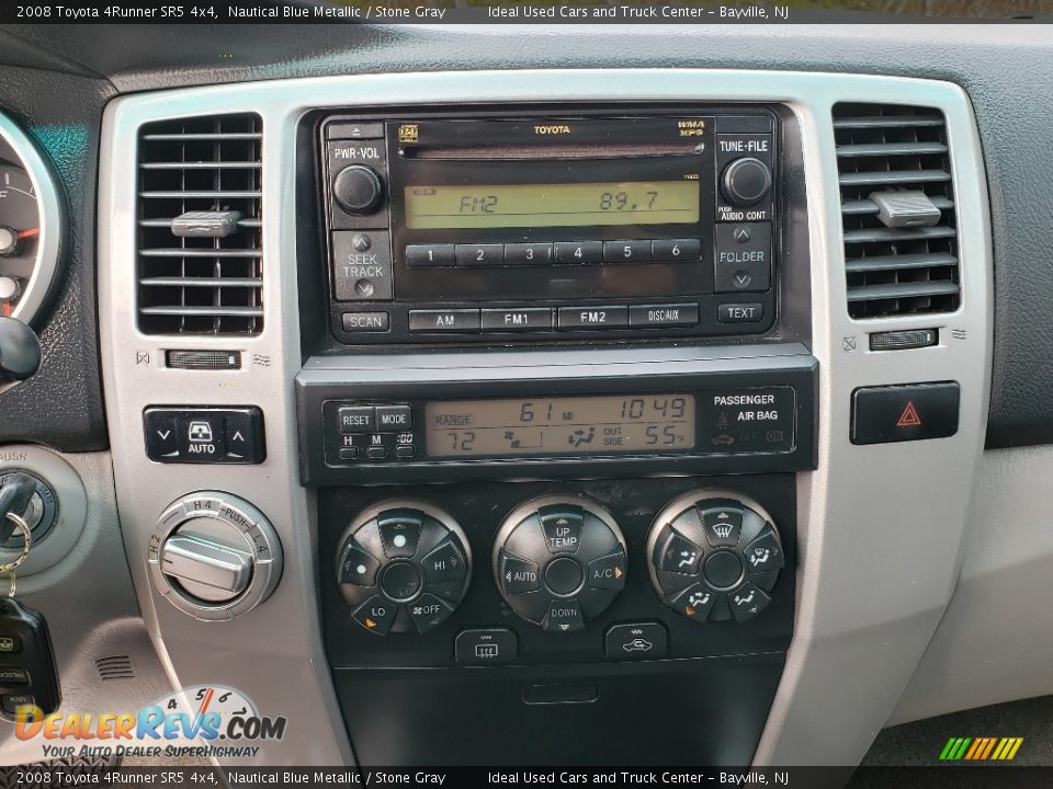 2008 Toyota 4Runner SR5 4x4 Nautical Blue Metallic / Stone Gray Photo #22