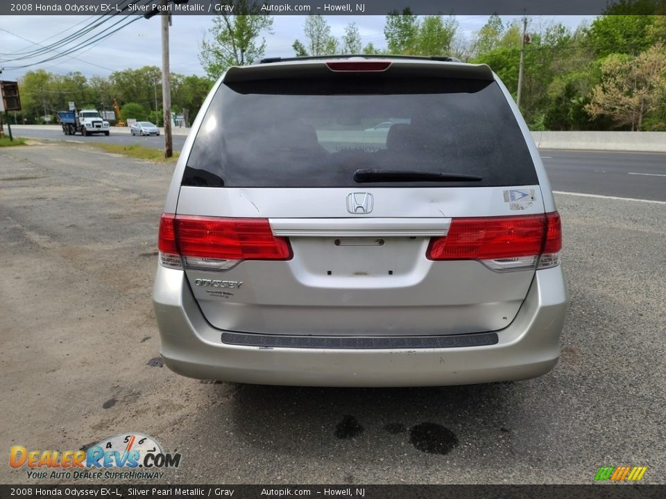 2008 Honda Odyssey EX-L Silver Pearl Metallic / Gray Photo #5