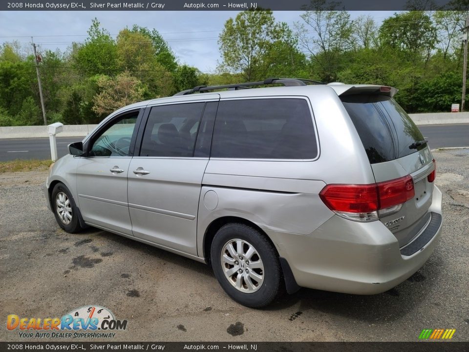 2008 Honda Odyssey EX-L Silver Pearl Metallic / Gray Photo #6