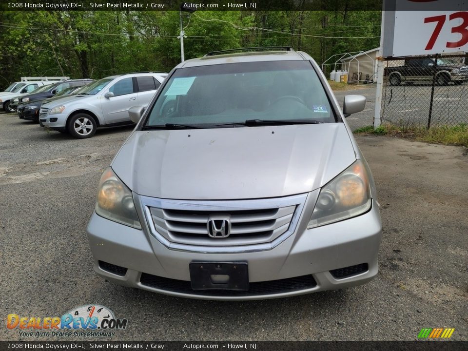 2008 Honda Odyssey EX-L Silver Pearl Metallic / Gray Photo #8