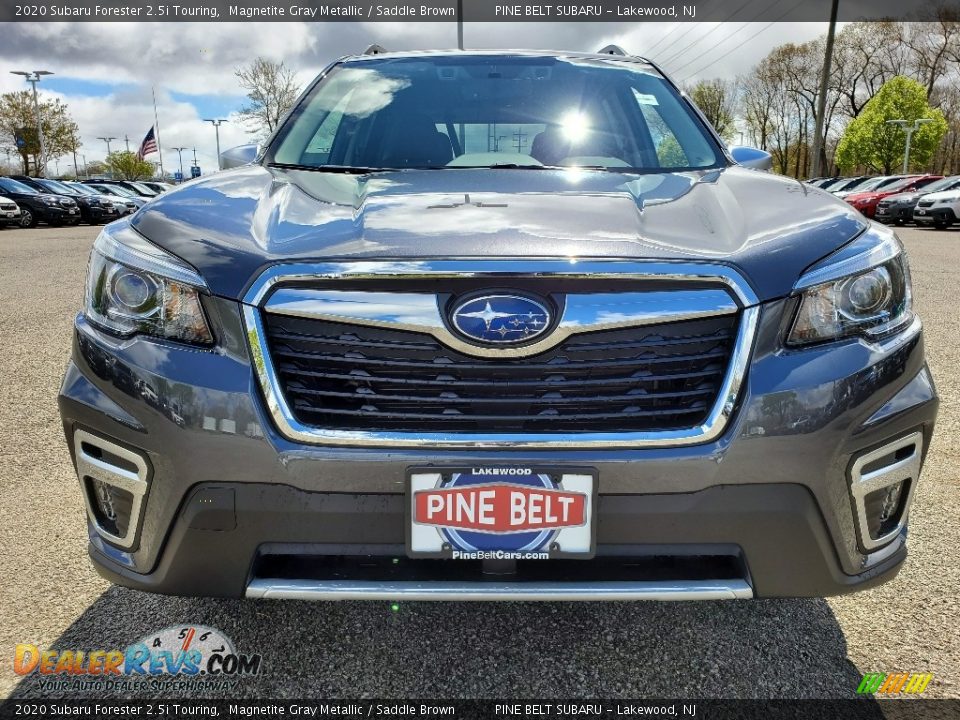 2020 Subaru Forester 2.5i Touring Magnetite Gray Metallic / Saddle Brown Photo #3