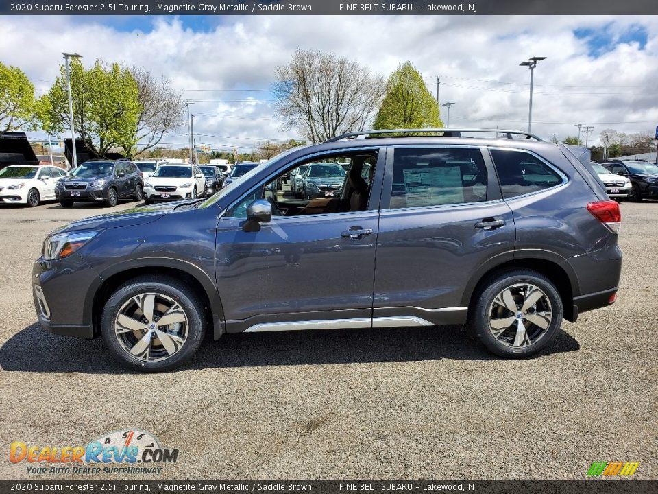 2020 Subaru Forester 2.5i Touring Magnetite Gray Metallic / Saddle Brown Photo #4