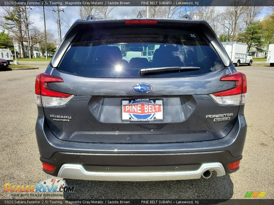 2020 Subaru Forester 2.5i Touring Magnetite Gray Metallic / Saddle Brown Photo #7