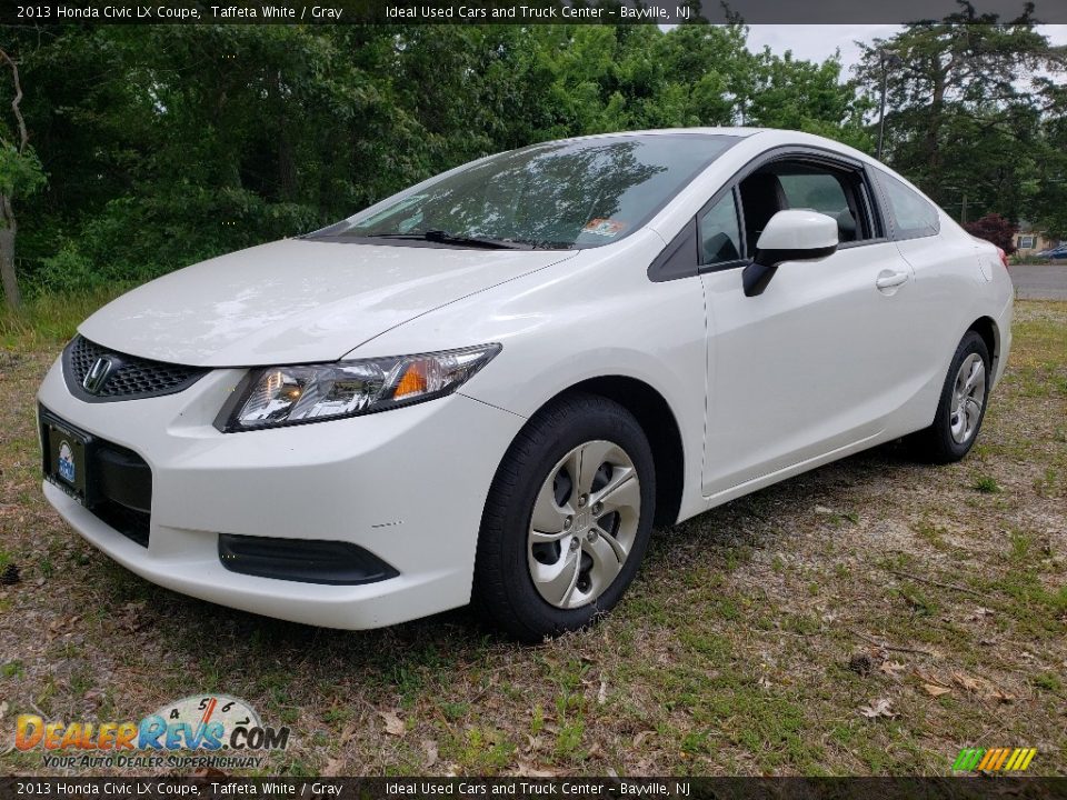 2013 Honda Civic LX Coupe Taffeta White / Gray Photo #1