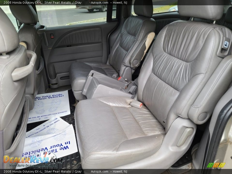 2008 Honda Odyssey EX-L Silver Pearl Metallic / Gray Photo #17