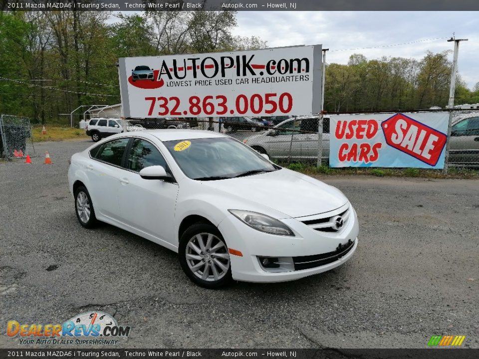 2011 Mazda MAZDA6 i Touring Sedan Techno White Pearl / Black Photo #1