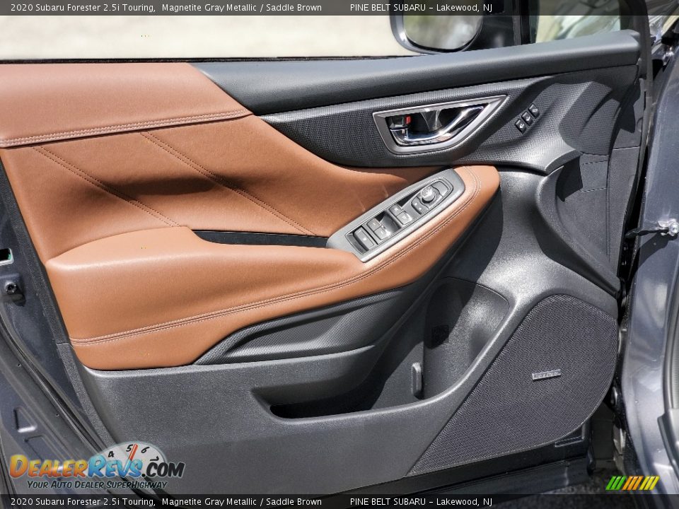 2020 Subaru Forester 2.5i Touring Magnetite Gray Metallic / Saddle Brown Photo #12