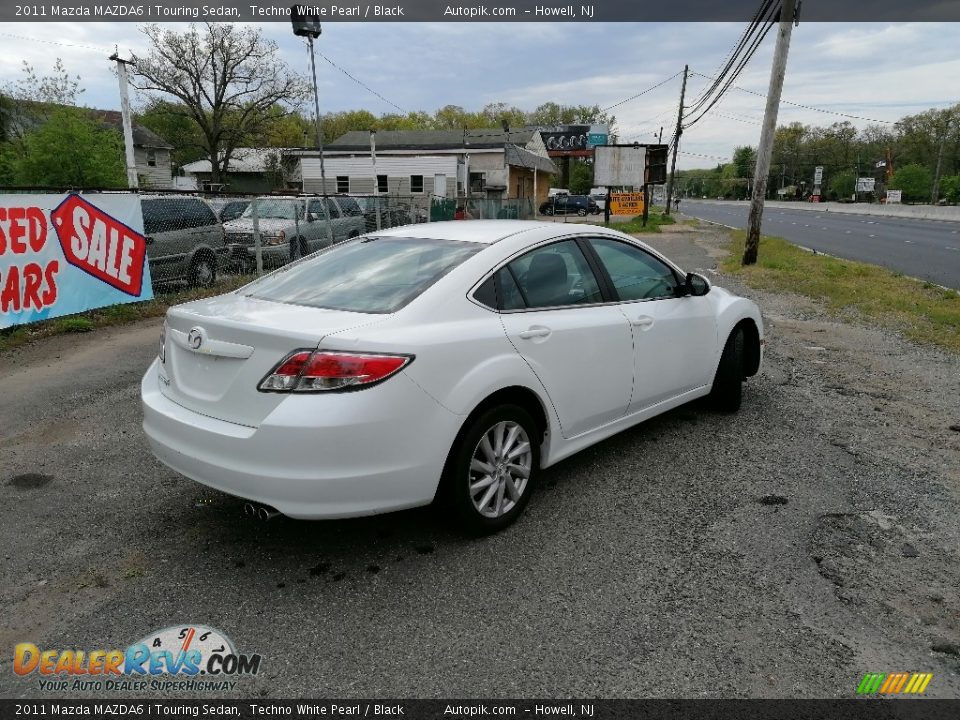 2011 Mazda MAZDA6 i Touring Sedan Techno White Pearl / Black Photo #3