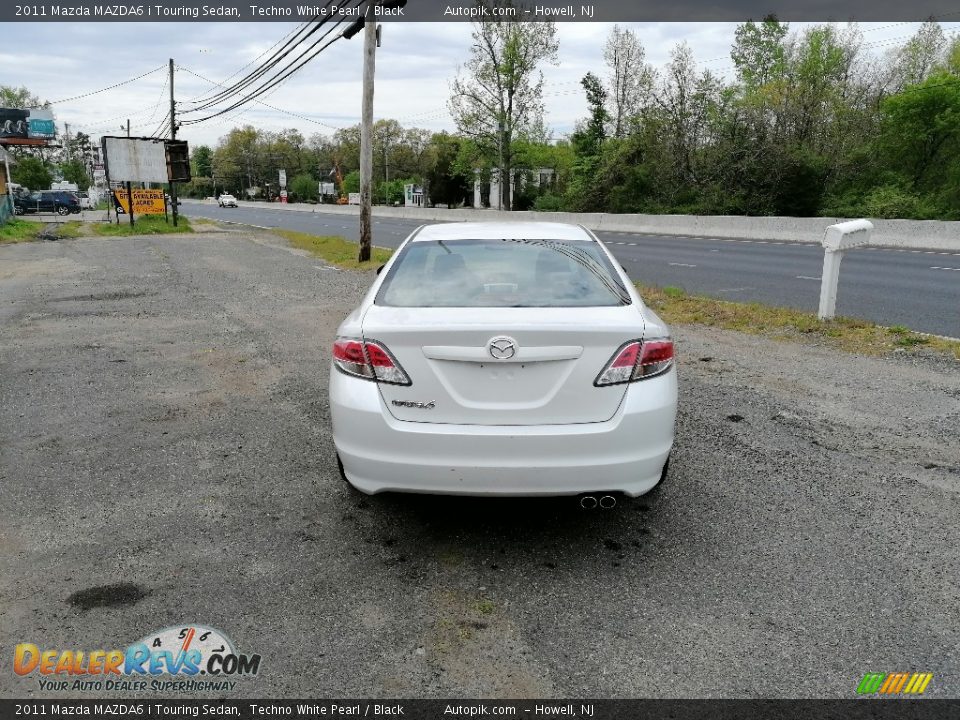 2011 Mazda MAZDA6 i Touring Sedan Techno White Pearl / Black Photo #4