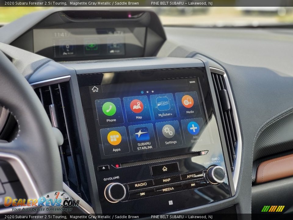 2020 Subaru Forester 2.5i Touring Magnetite Gray Metallic / Saddle Brown Photo #14