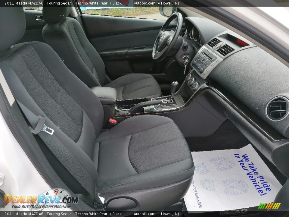 2011 Mazda MAZDA6 i Touring Sedan Techno White Pearl / Black Photo #11
