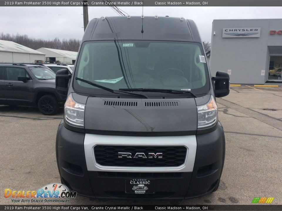 2019 Ram ProMaster 3500 High Roof Cargo Van Granite Crystal Metallic / Black Photo #4