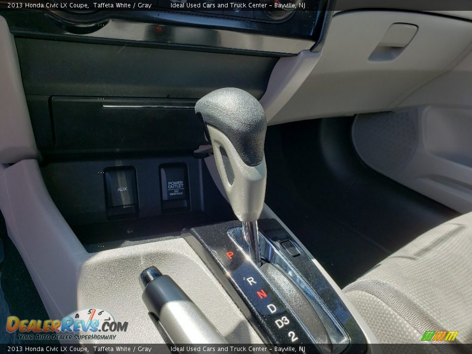 2013 Honda Civic LX Coupe Taffeta White / Gray Photo #14