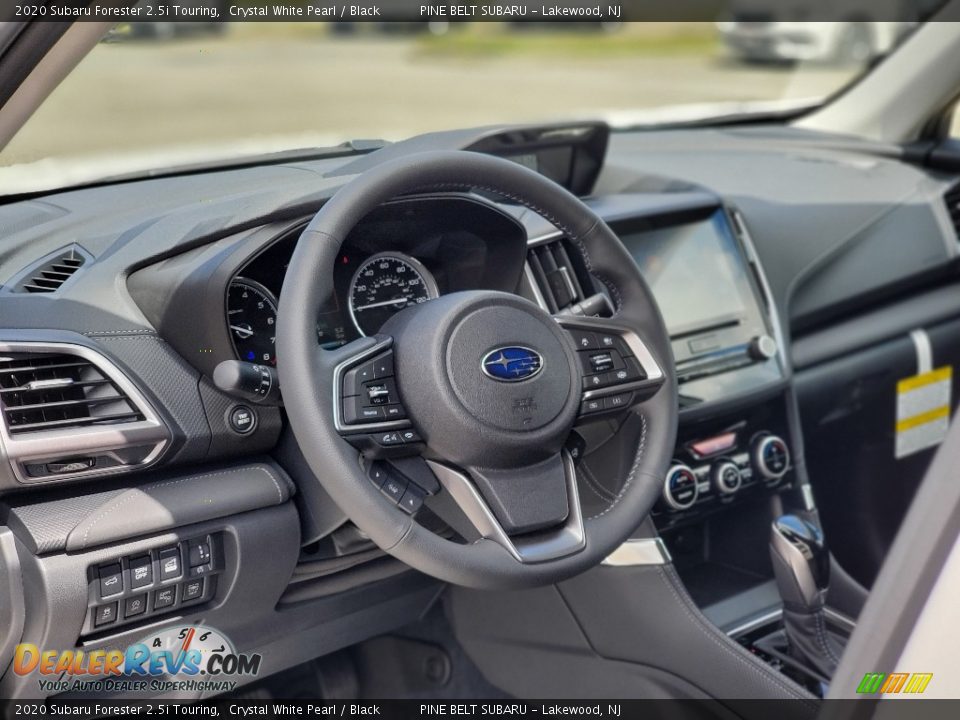 2020 Subaru Forester 2.5i Touring Crystal White Pearl / Black Photo #8