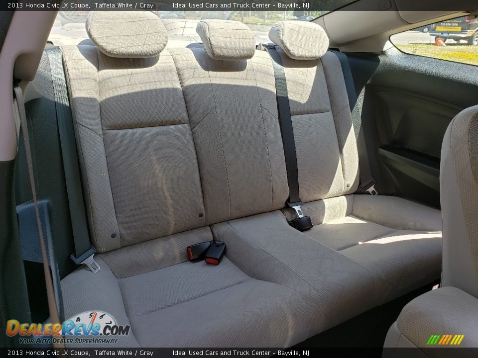 2013 Honda Civic LX Coupe Taffeta White / Gray Photo #18