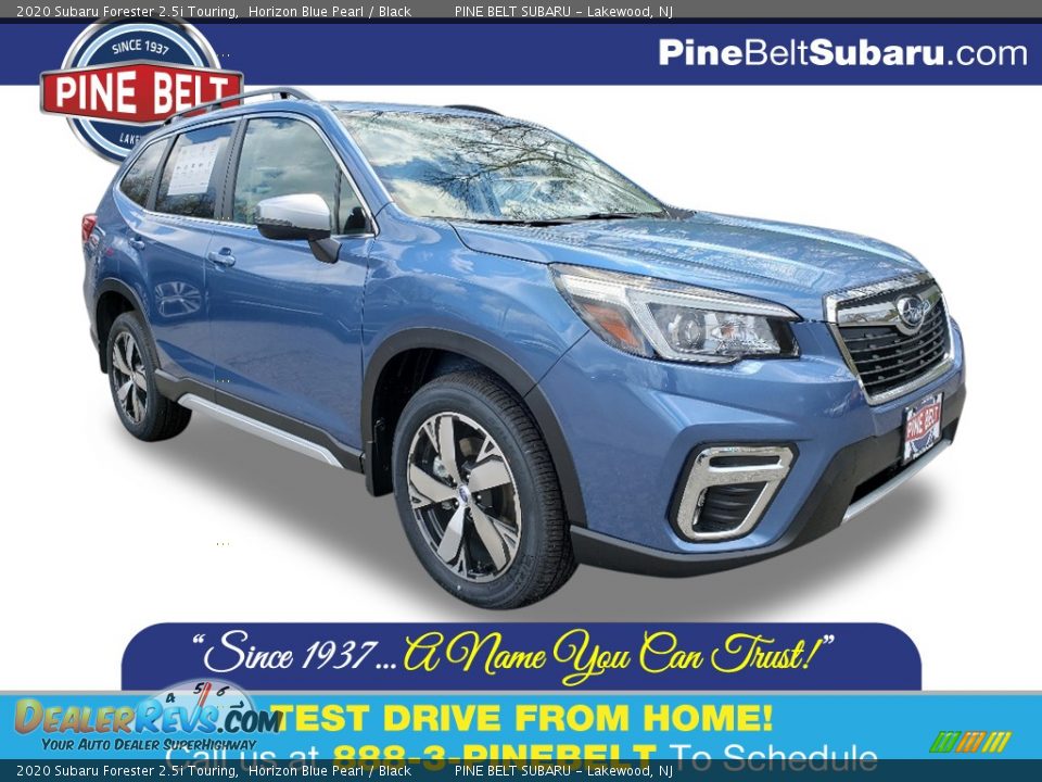 2020 Subaru Forester 2.5i Touring Horizon Blue Pearl / Black Photo #1
