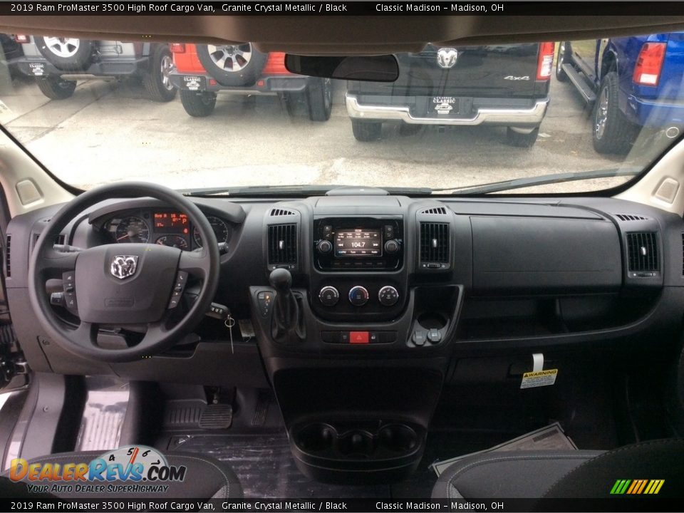 2019 Ram ProMaster 3500 High Roof Cargo Van Granite Crystal Metallic / Black Photo #13