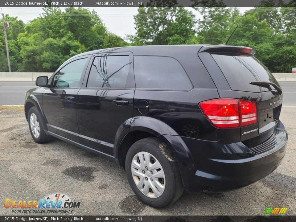 2015 Dodge Journey SE Pitch Black / Black Photo #3