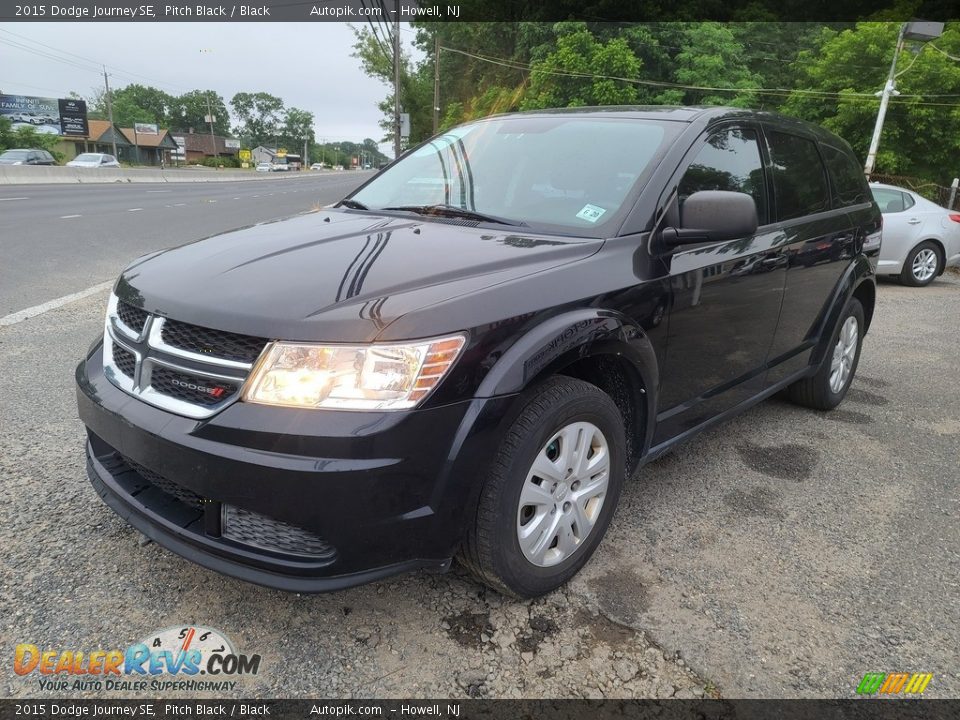 2015 Dodge Journey SE Pitch Black / Black Photo #4