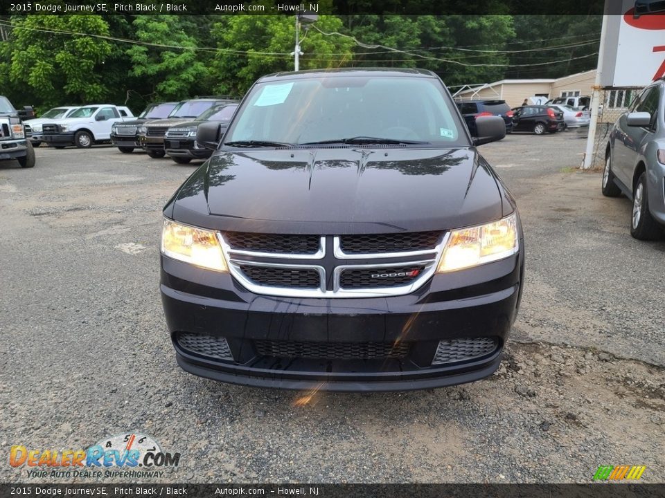 2015 Dodge Journey SE Pitch Black / Black Photo #5