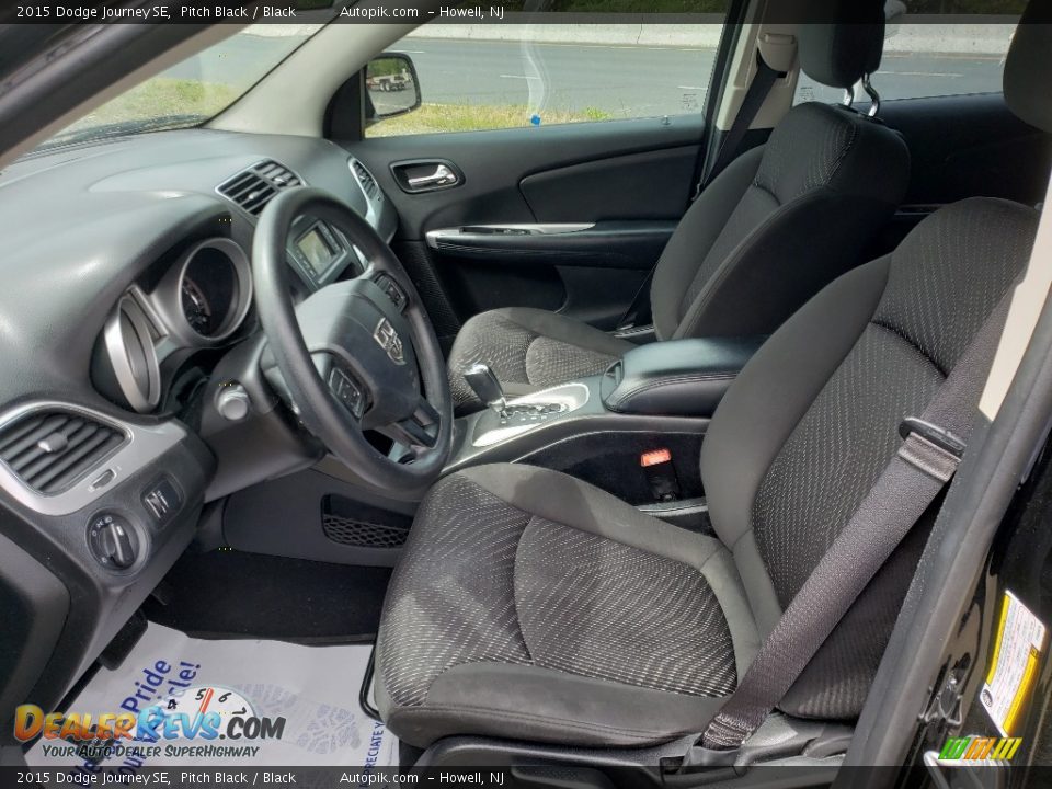 2015 Dodge Journey SE Pitch Black / Black Photo #6