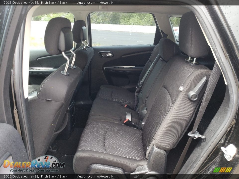 2015 Dodge Journey SE Pitch Black / Black Photo #7
