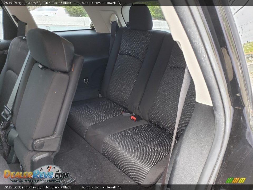 2015 Dodge Journey SE Pitch Black / Black Photo #8