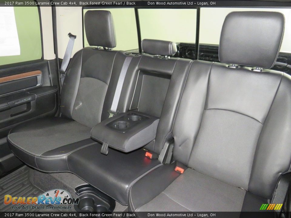 Rear Seat of 2017 Ram 3500 Laramie Crew Cab 4x4 Photo #26