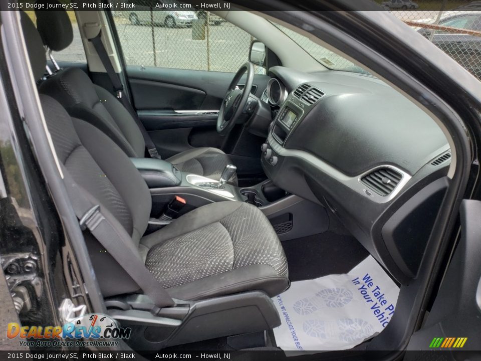 2015 Dodge Journey SE Pitch Black / Black Photo #11