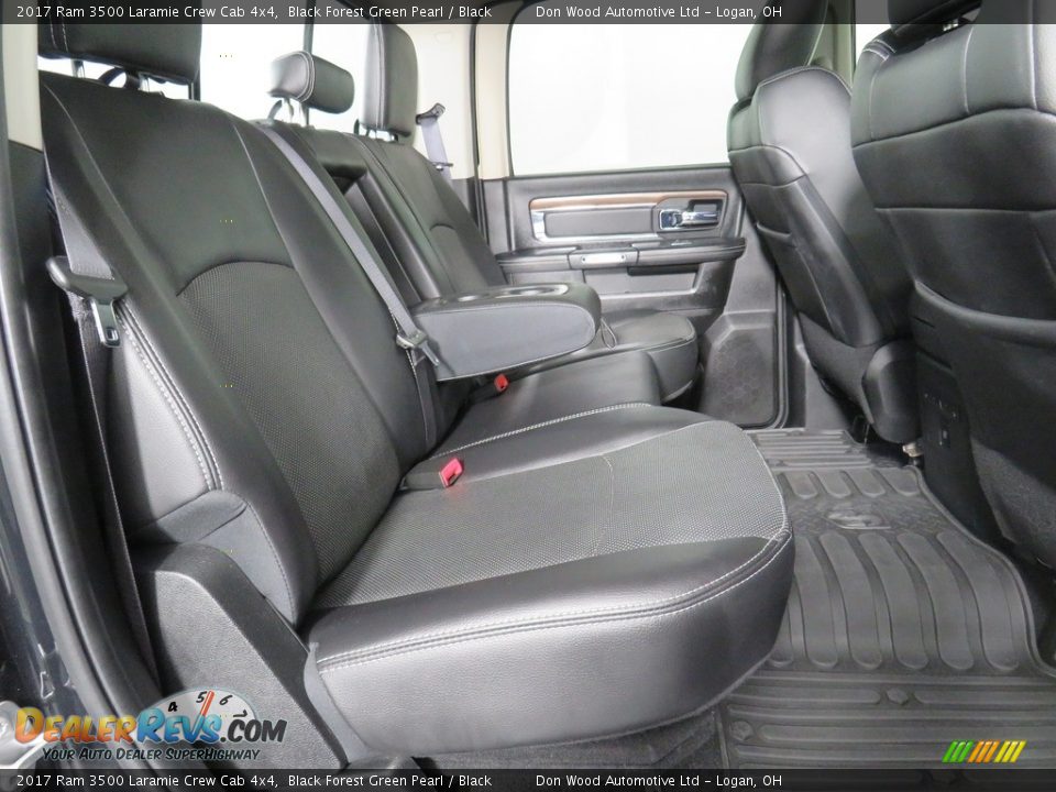 Rear Seat of 2017 Ram 3500 Laramie Crew Cab 4x4 Photo #32