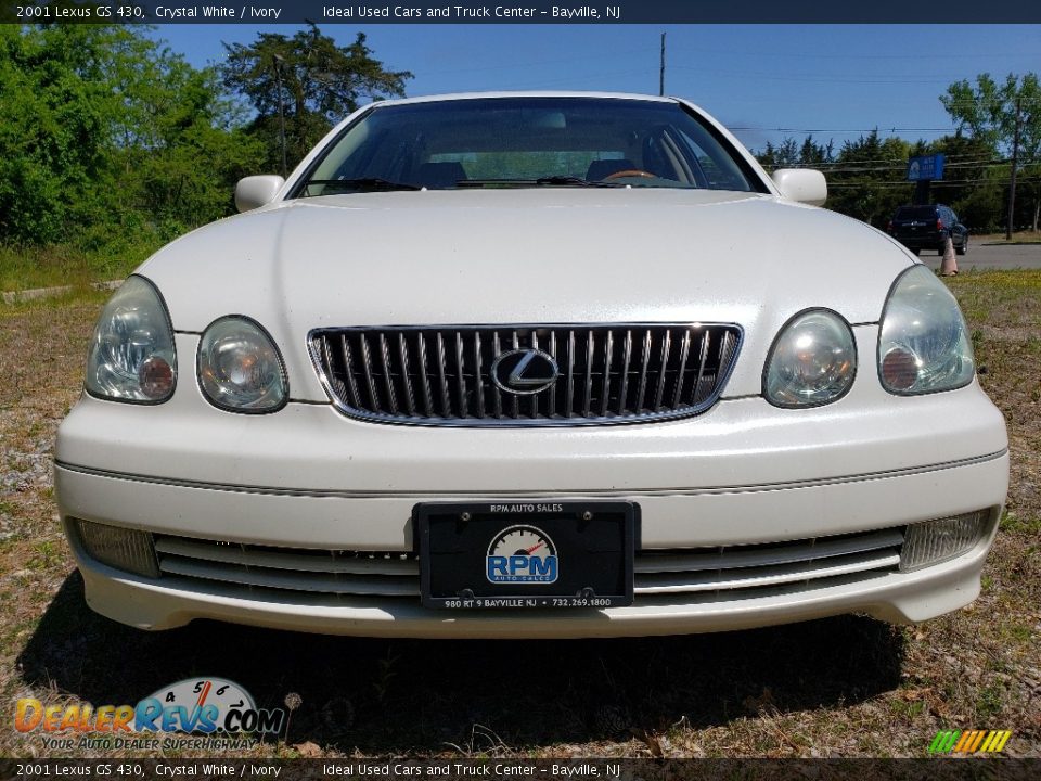 2001 Lexus GS 430 Crystal White / Ivory Photo #8