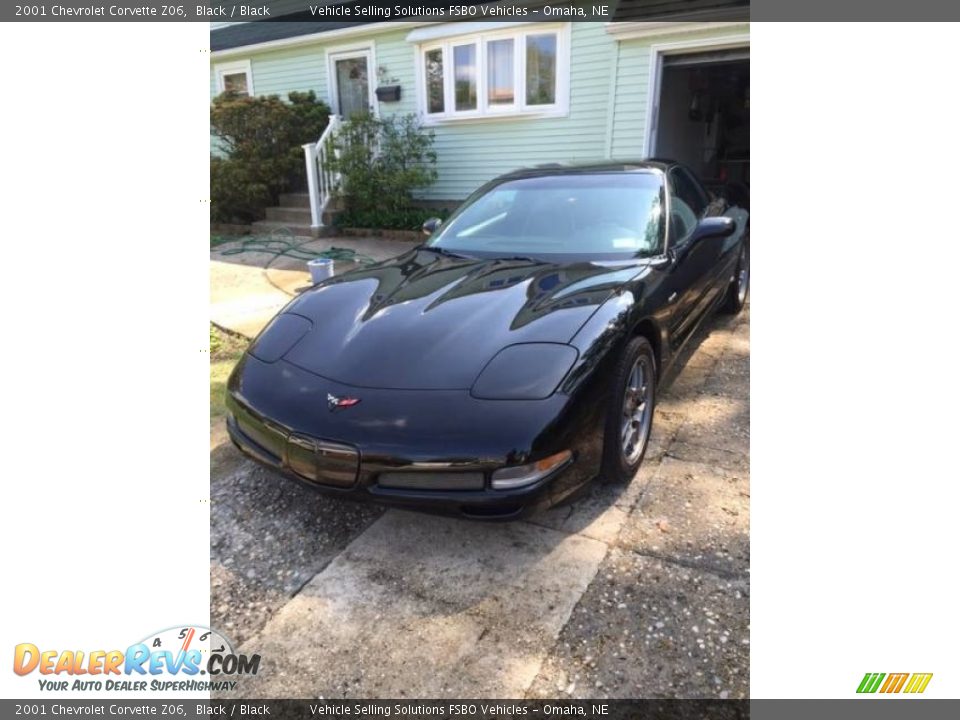 2001 Chevrolet Corvette Z06 Black / Black Photo #1