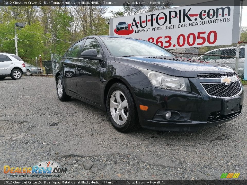 2012 Chevrolet Cruze LS Blue Topaz Metallic / Jet Black/Medium Titanium Photo #1