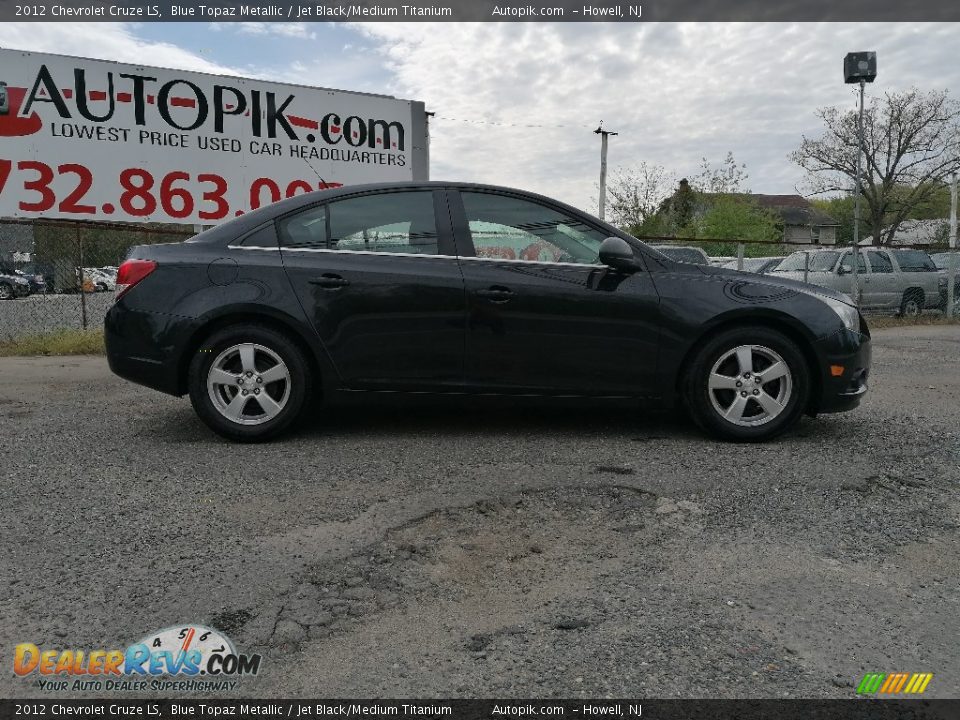 2012 Chevrolet Cruze LS Blue Topaz Metallic / Jet Black/Medium Titanium Photo #2