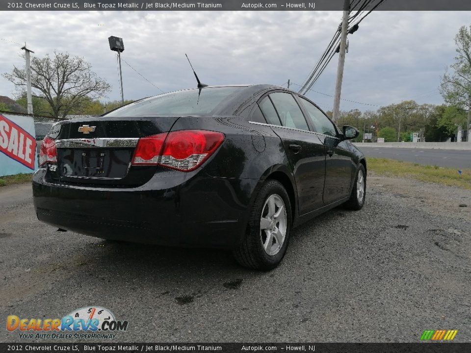 2012 Chevrolet Cruze LS Blue Topaz Metallic / Jet Black/Medium Titanium Photo #3