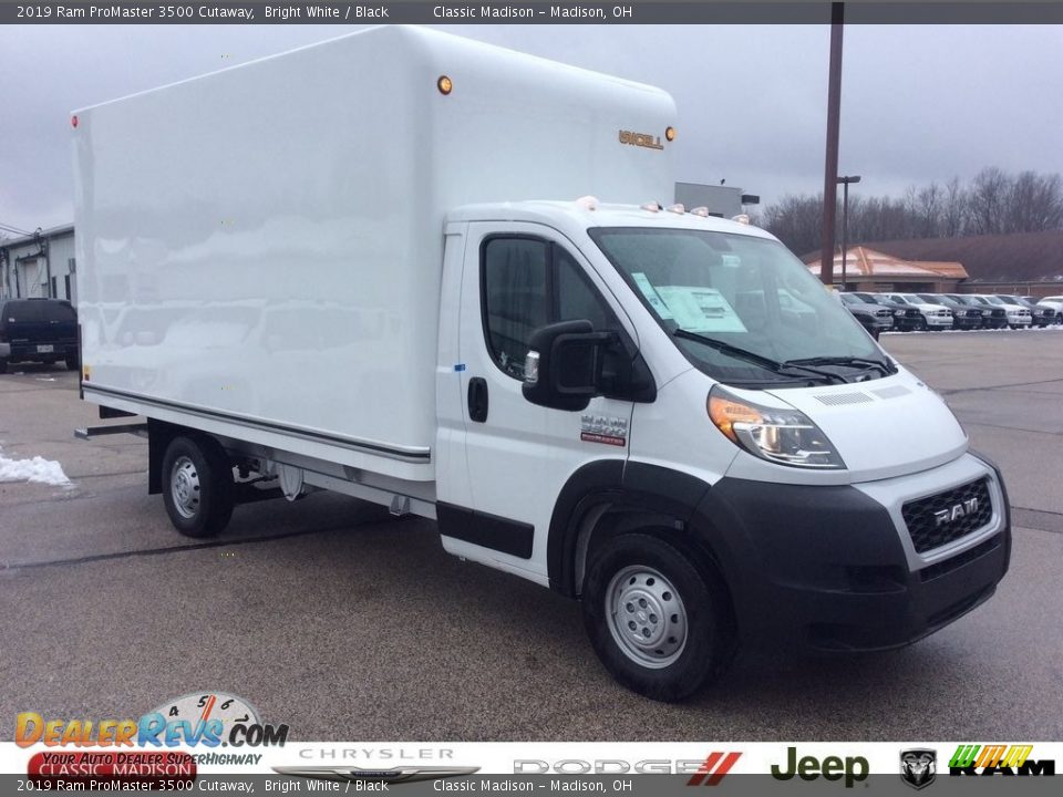 2019 Ram ProMaster 3500 Cutaway Bright White / Black Photo #1