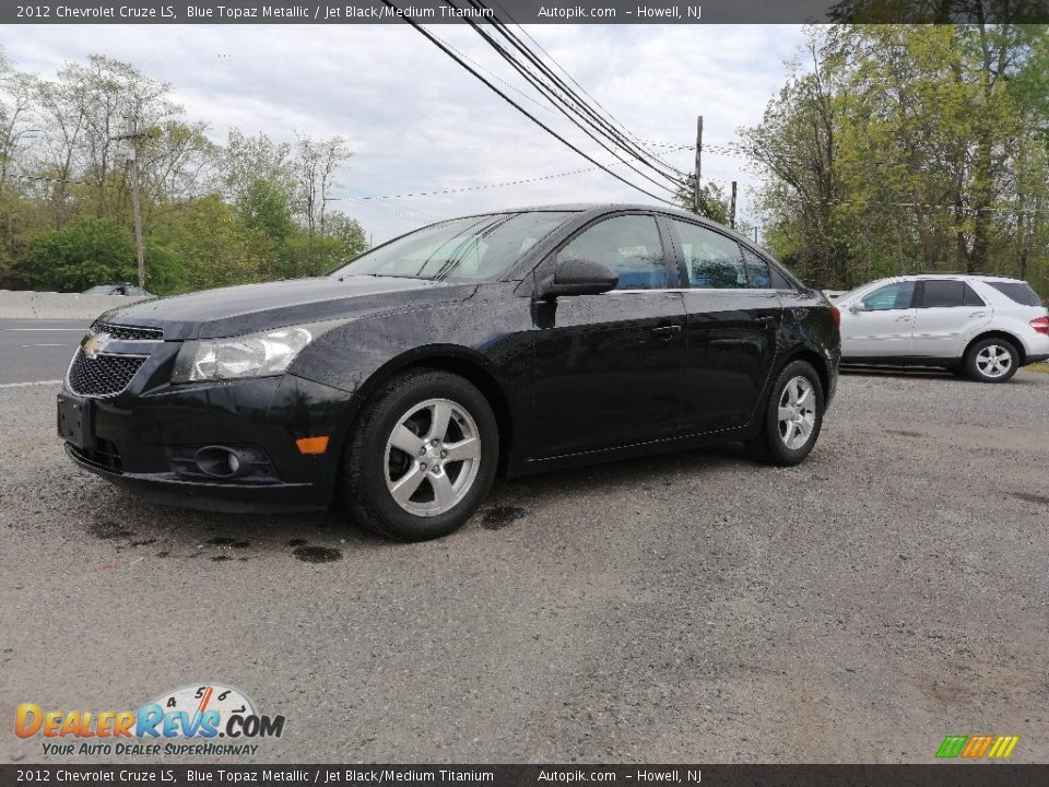 2012 Chevrolet Cruze LS Blue Topaz Metallic / Jet Black/Medium Titanium Photo #7