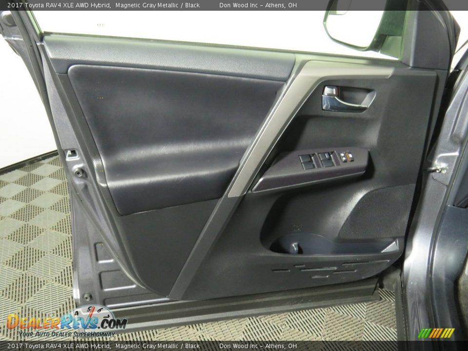 2017 Toyota RAV4 XLE AWD Hybrid Magnetic Gray Metallic / Black Photo #17