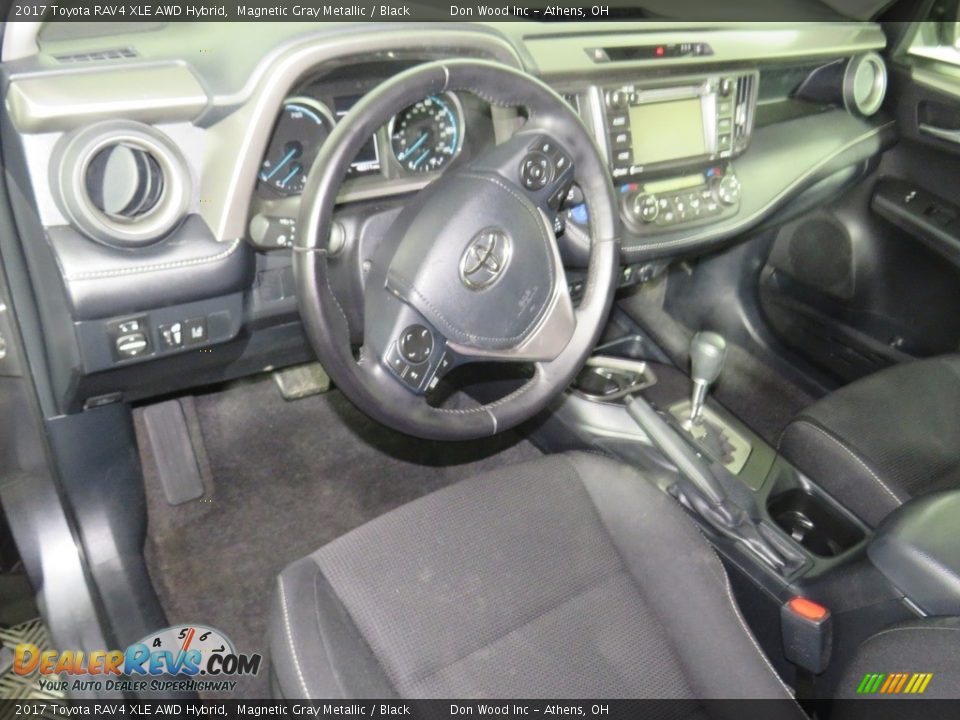 2017 Toyota RAV4 XLE AWD Hybrid Magnetic Gray Metallic / Black Photo #19